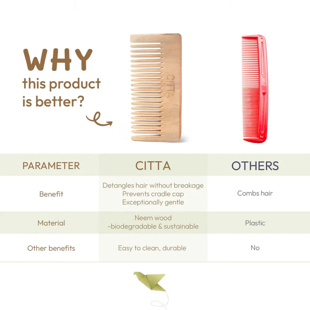 Citta Kids Neem Hair Comb