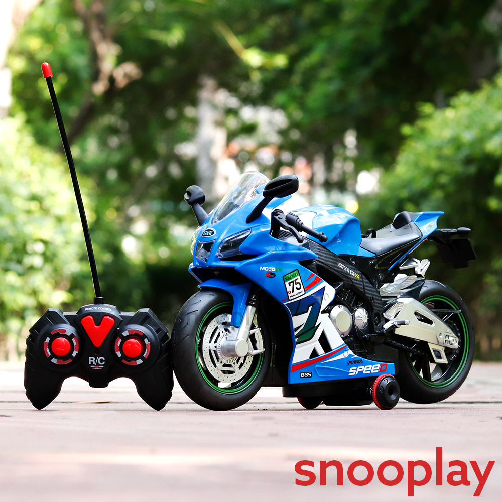 Remote Control Resembling Ducati Bike | 360° Rotation, Light, Sound & Smoke (5-14 Years)
