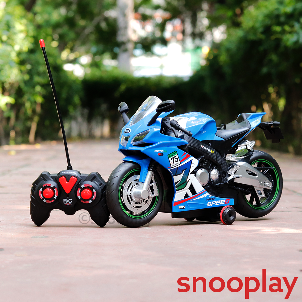 Remote Control Resembling Ducati Bike | 360° Rotation, Light, Sound & Smoke (5-14 Years)