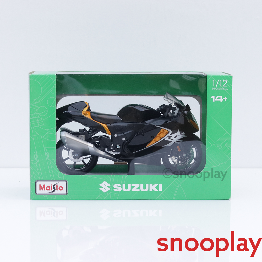 Maisto Licensed Diecast Suzuki Hayabusa 2022 Toy Bike (1:12 Scale)