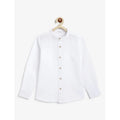 Campana Solid Mandarin Collar Shirt