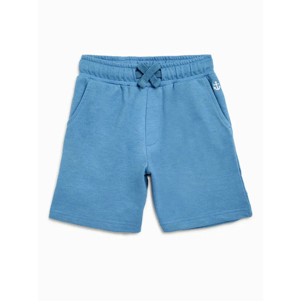 Campana Pack of 2 Boys Shorts - French Blue + Charcoal