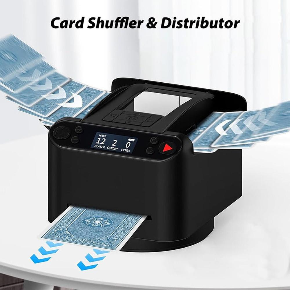 Hop N Play 2 in 1 Automatic Card Shuffler and Dealer Machine (10 Years till Grown Ups)