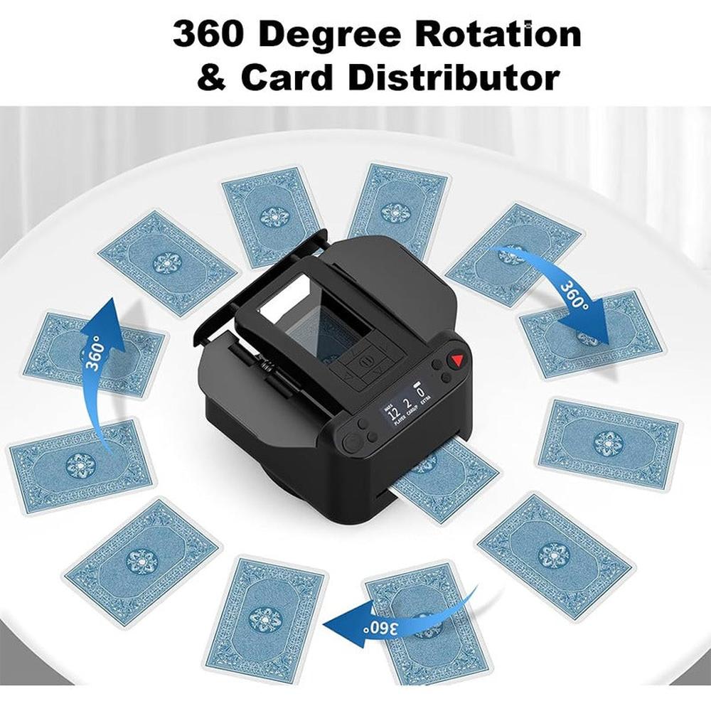 Hop N Play 2 in 1 Automatic Card Shuffler and Dealer Machine (10 Years till Grown Ups)