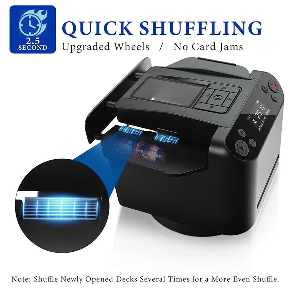 Hop N Play 2 in 1 Automatic Card Shuffler and Dealer Machine (10 Years till Grown Ups)