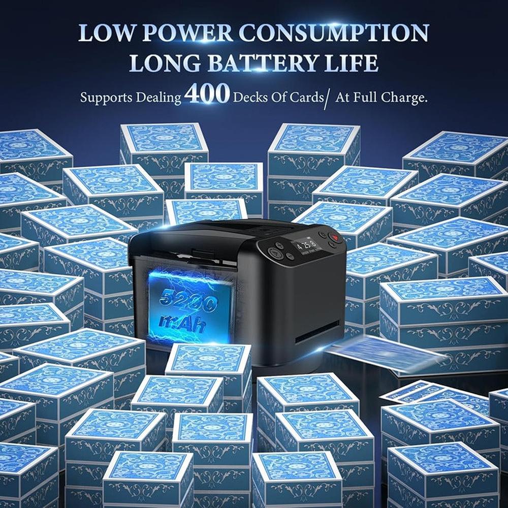 Hop N Play 2 in 1 Automatic Card Shuffler and Dealer Machine (10 Years till Grown Ups)