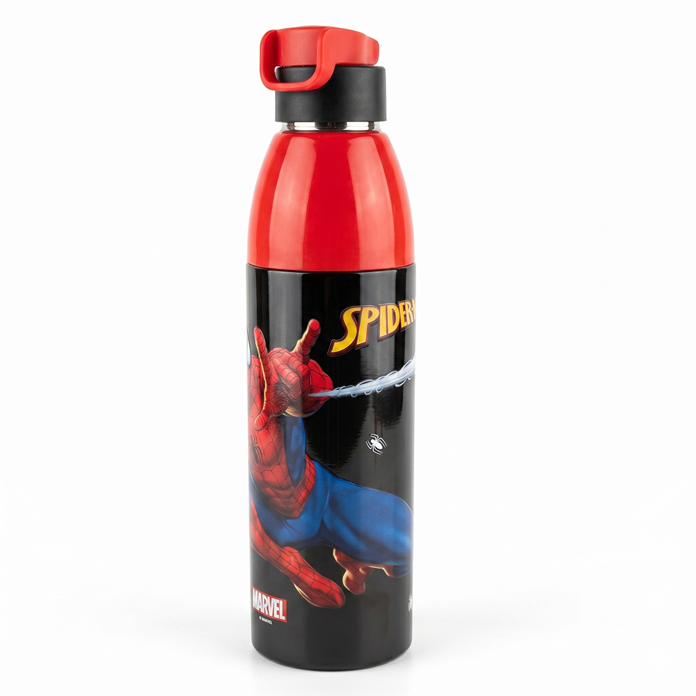Cello Kidzbee Insulated Water Bottle - 680 ml (Spiderman Theme) | Uranus 900 | Cold Insulated Bottle