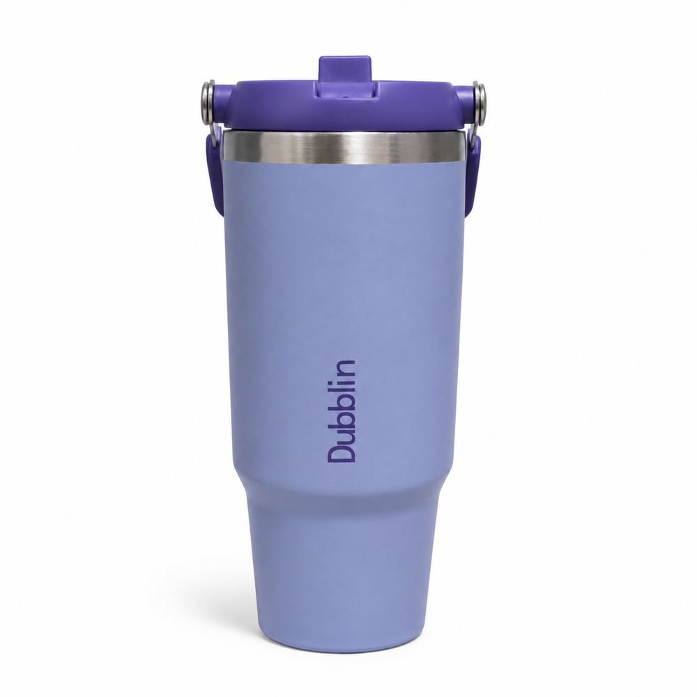 Dubblin Rage 800 ML Vacuum Insulated Stainless Steel Bottle - Purple