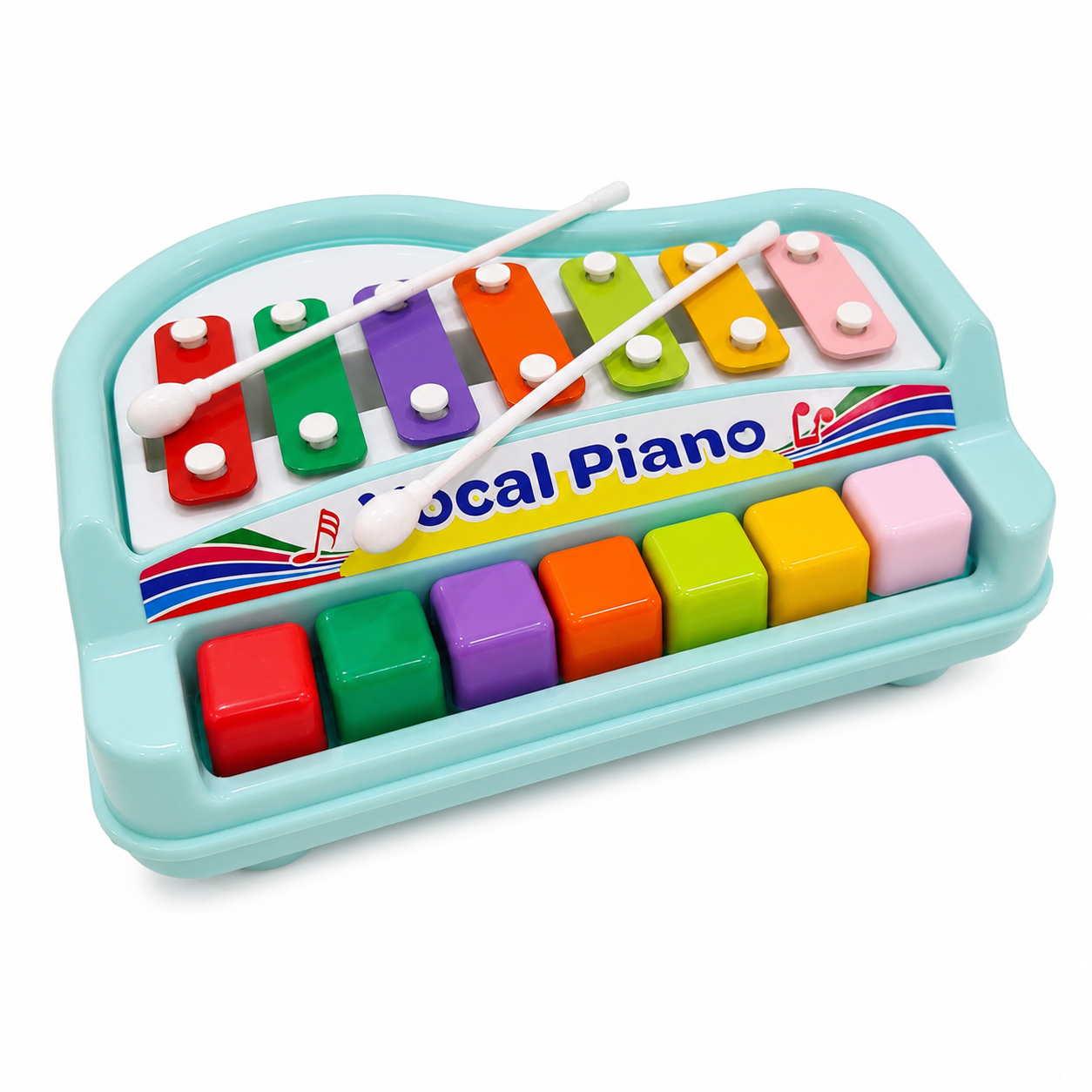 UA Toys 7-Note Xylophone-Piano with 2 Sticks (1-4 Years)