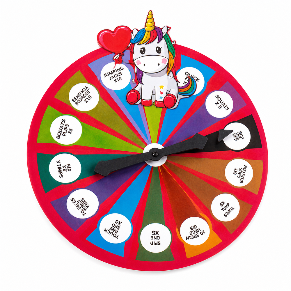Kats Unicorn Hopscotch Junior with Spinner (6-10 Years)