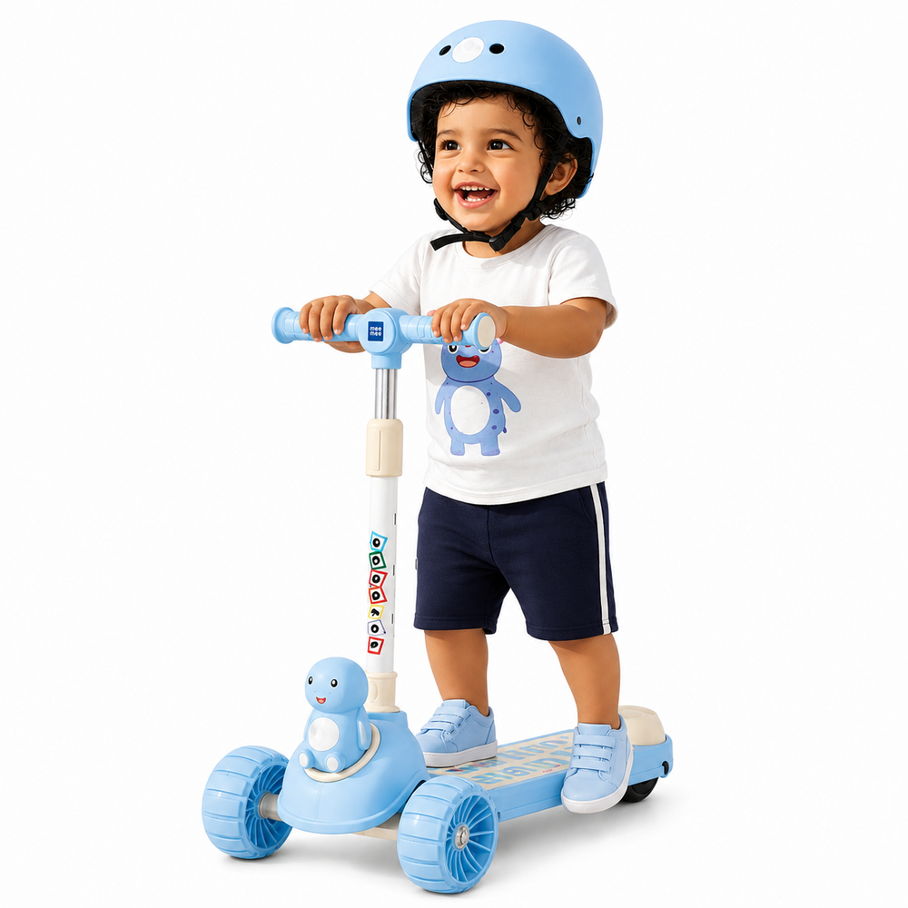 Mee Mee Spark Rider Kids Kick Scooter (2-4 Years) | Weight Capacity: 30kg | Blue
