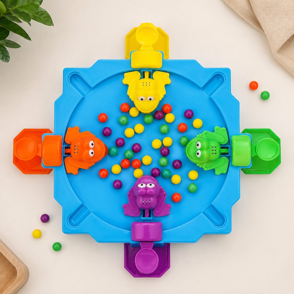 Simarr Hungry Frog Game - 4 Players (3-7 Years)