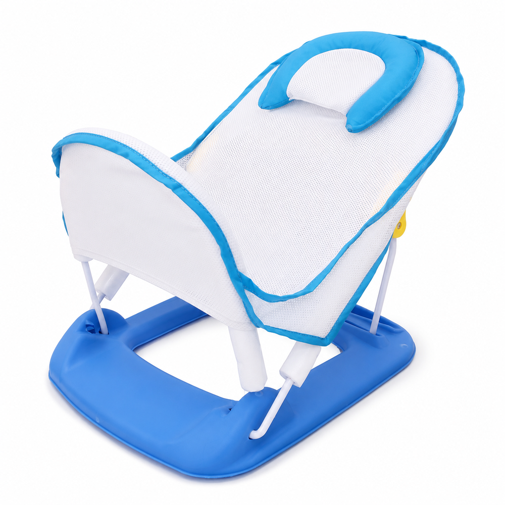 Honey Bee Deluxe Baby Bather for Infants - Blue