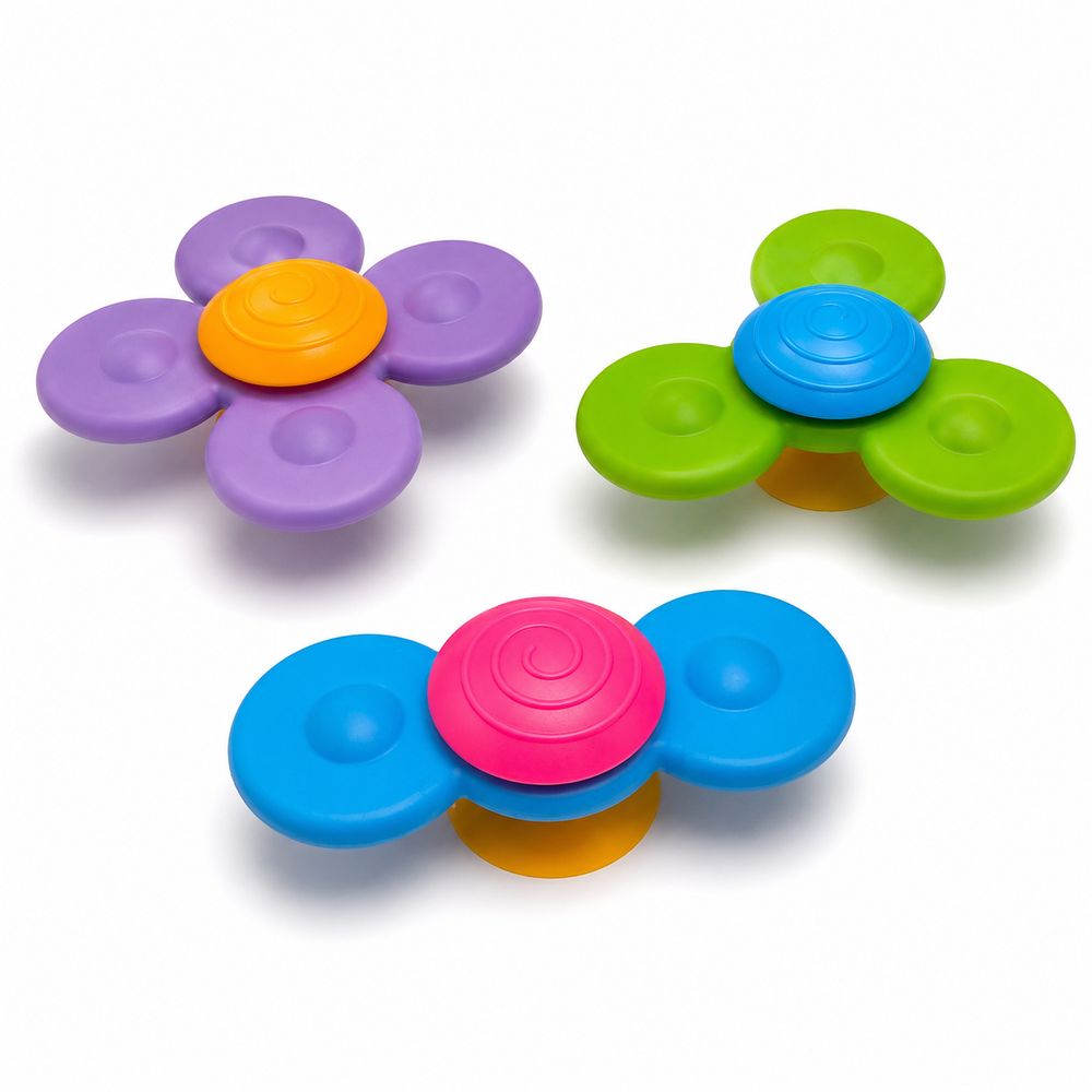 UA Toys Pack of 3 Baby Spinner Toy (2-6 Years)