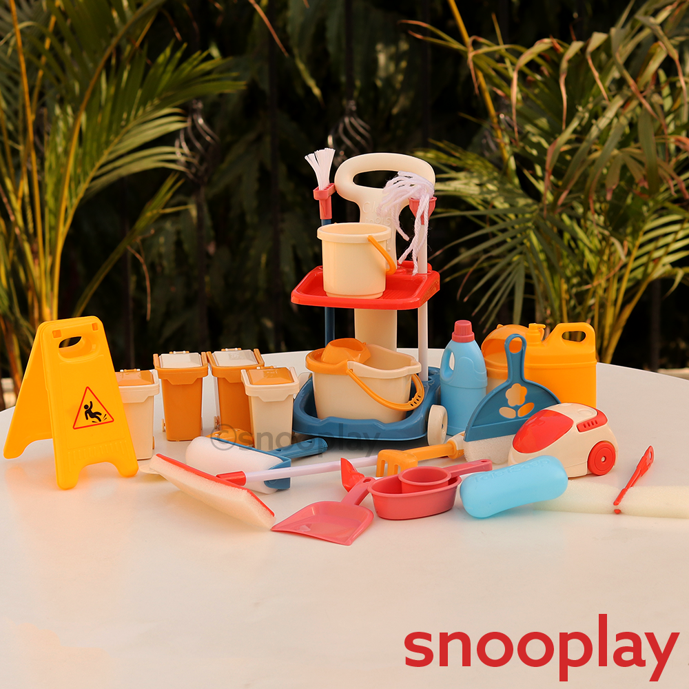 27 Pieces Cleaning Pretend Play Set (3-7 Years)