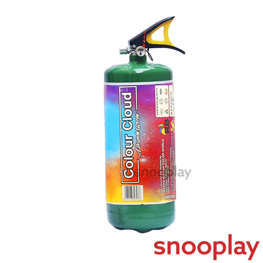 Set of 2 Premium Holi Non-Toxic Color Cylinders - 2 Kg Each | Vibrant & Thick Density Colour | Assorted Colours & Prints