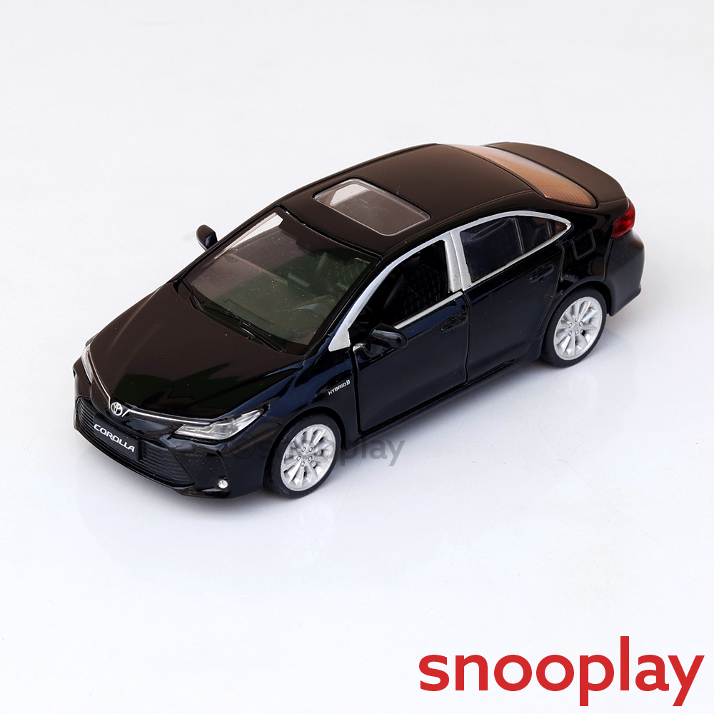 Metal Speed Zone Original Toyota Corolla Hybrid Licensed Diecast Car with Openable Doors | 1:26~1:38 Scale (14 Years till Grown Ups)