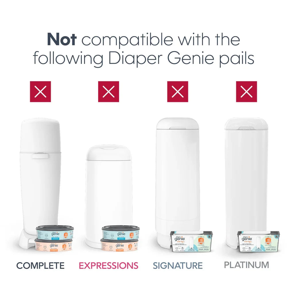 Diaper Genie Refill for Diaper Pails - Hold up to 270 Diapers
