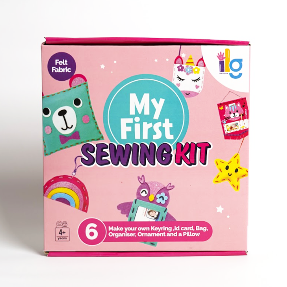 Ilearnngrow DIY Felt Sewing Craft Kit - Create 6 Charming Projects (4-7 Years)