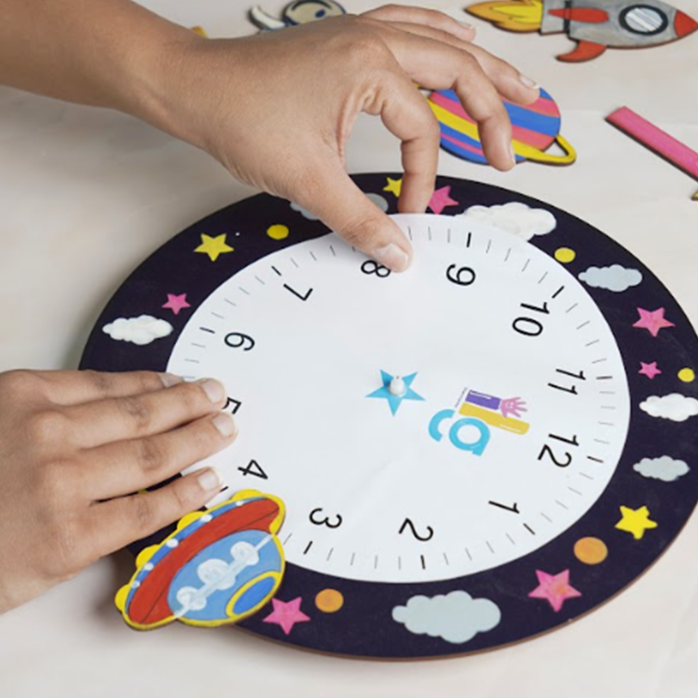 Ilearnngrow DIY Space Exploration Clock Kit (3-7 Years)