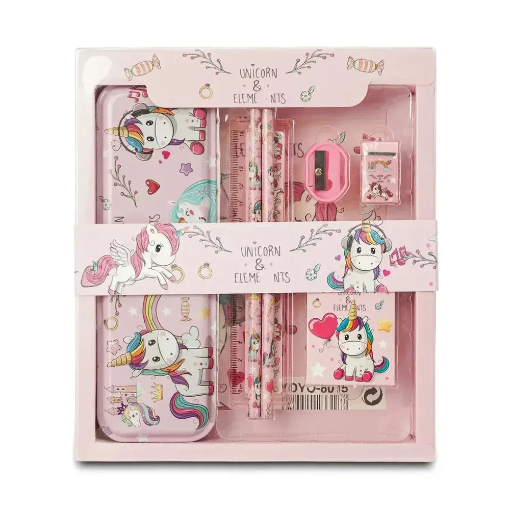 Ilearnngrow Pencil Box Stationery Kit for Kids