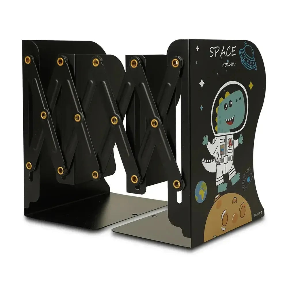 Ilearnngrow Foldable Expandable Metal Book Shelf - Kids Book Storage