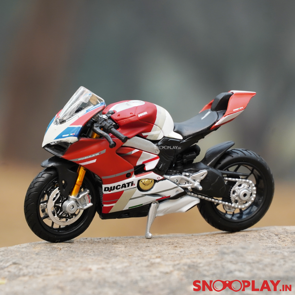 Ducati Panigale V4 S Corse Diecast Bike Scale Model (1:18 Scale)