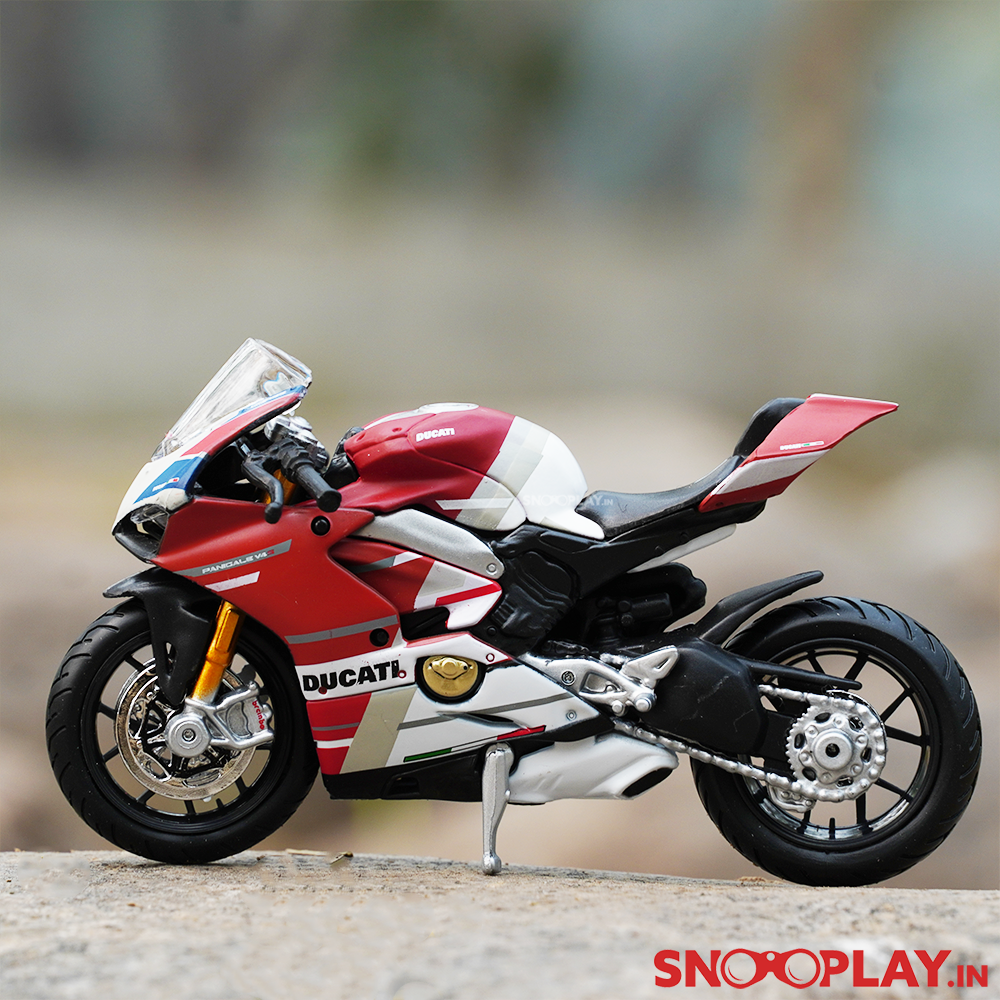 Ducati Panigale V4 S Corse Diecast Bike Scale Model (1:18 Scale)