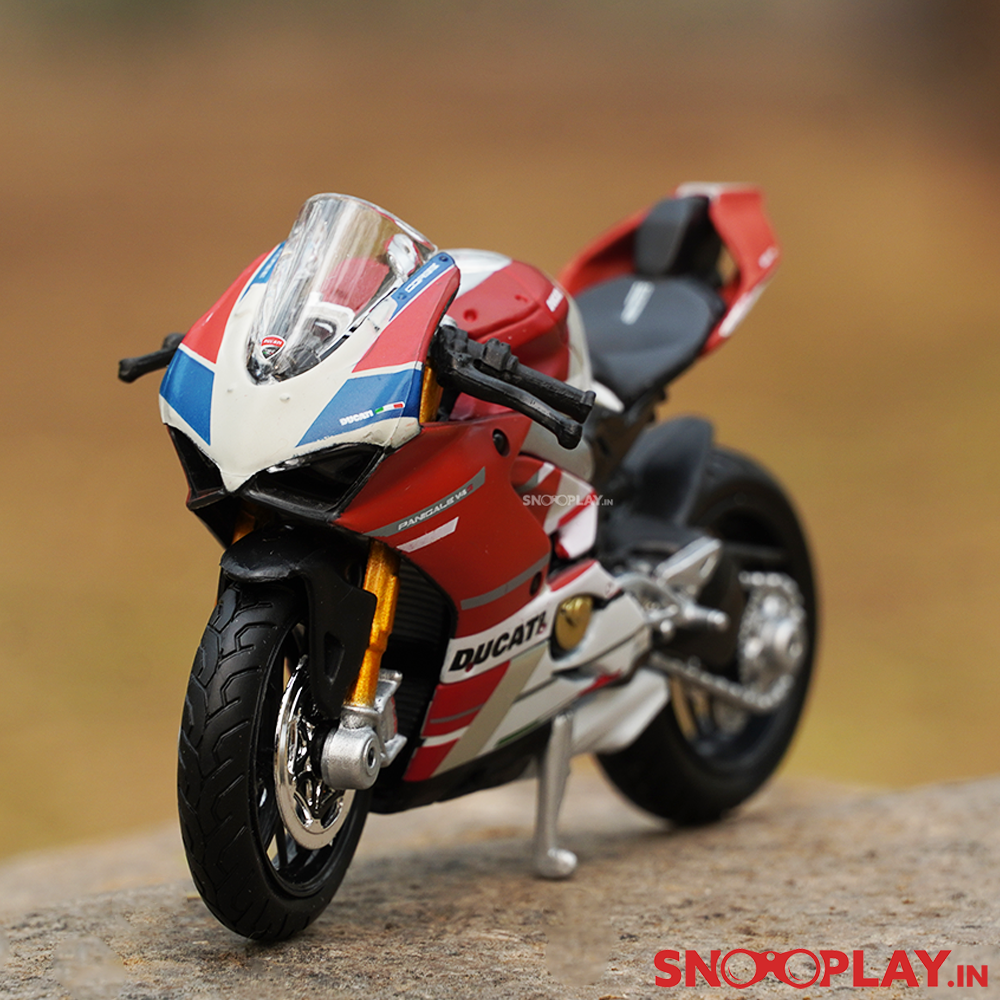 Ducati Panigale V4 S Corse Diecast Bike Scale Model (1:18 Scale)