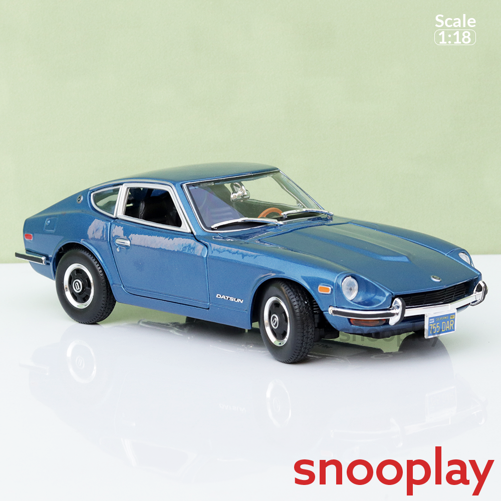 Maisto Original 1971 Datsun 240Z Licensed Diecast Car with Openable Doors & Bonnets | 1:18 Scale Model (14 Years Till Grown Ups)