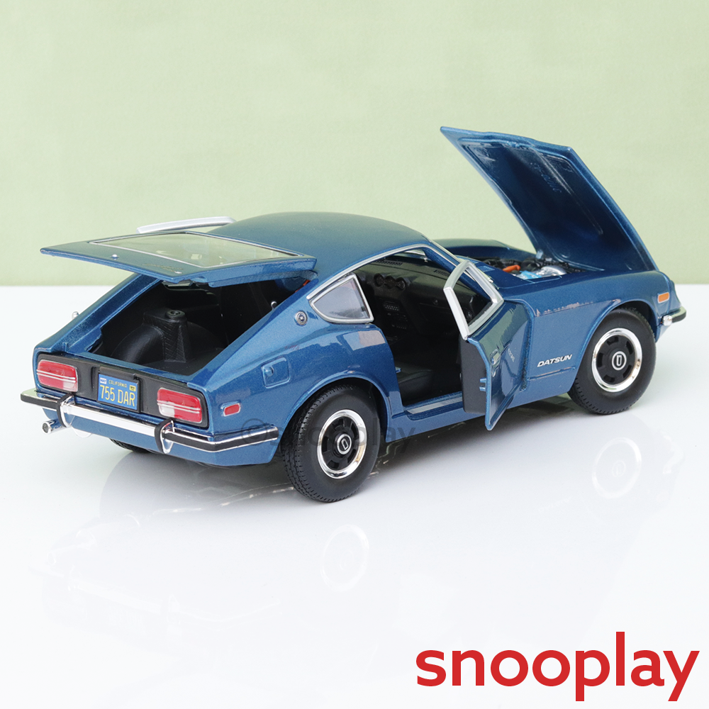 Maisto Original 1971 Datsun 240Z Licensed Diecast Car with Openable Doors & Bonnets | 1:18 Scale Model (14 Years Till Grown Ups)