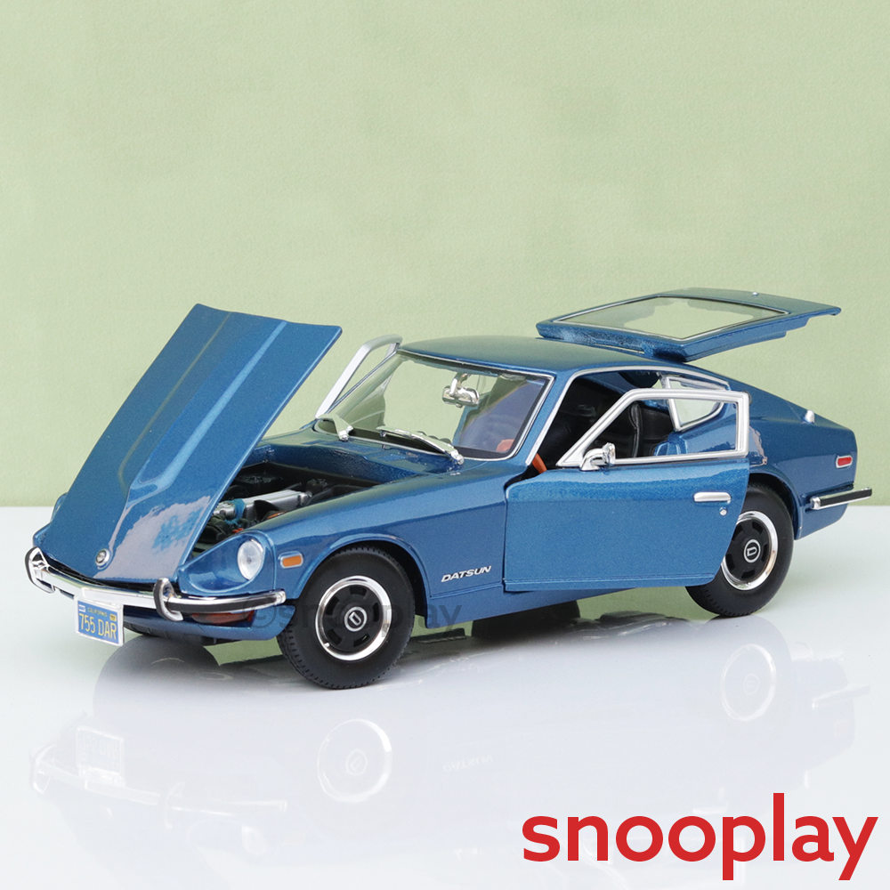 Maisto Original 1971 Datsun 240Z Licensed Diecast Car with Openable Doors & Bonnets | 1:18 Scale Model (14 Years Till Grown Ups)
