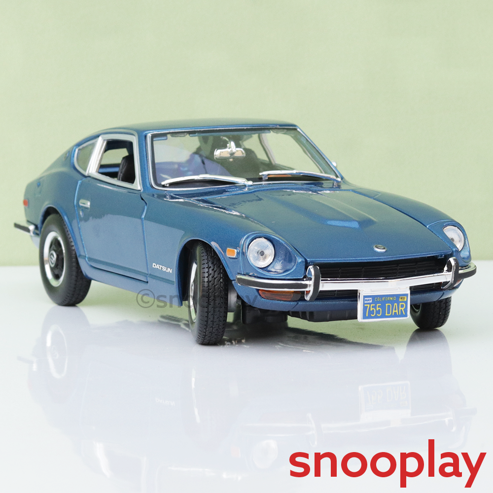 Maisto Original 1971 Datsun 240Z Licensed Diecast Car with Openable Doors & Bonnets | 1:18 Scale Model (14 Years Till Grown Ups)