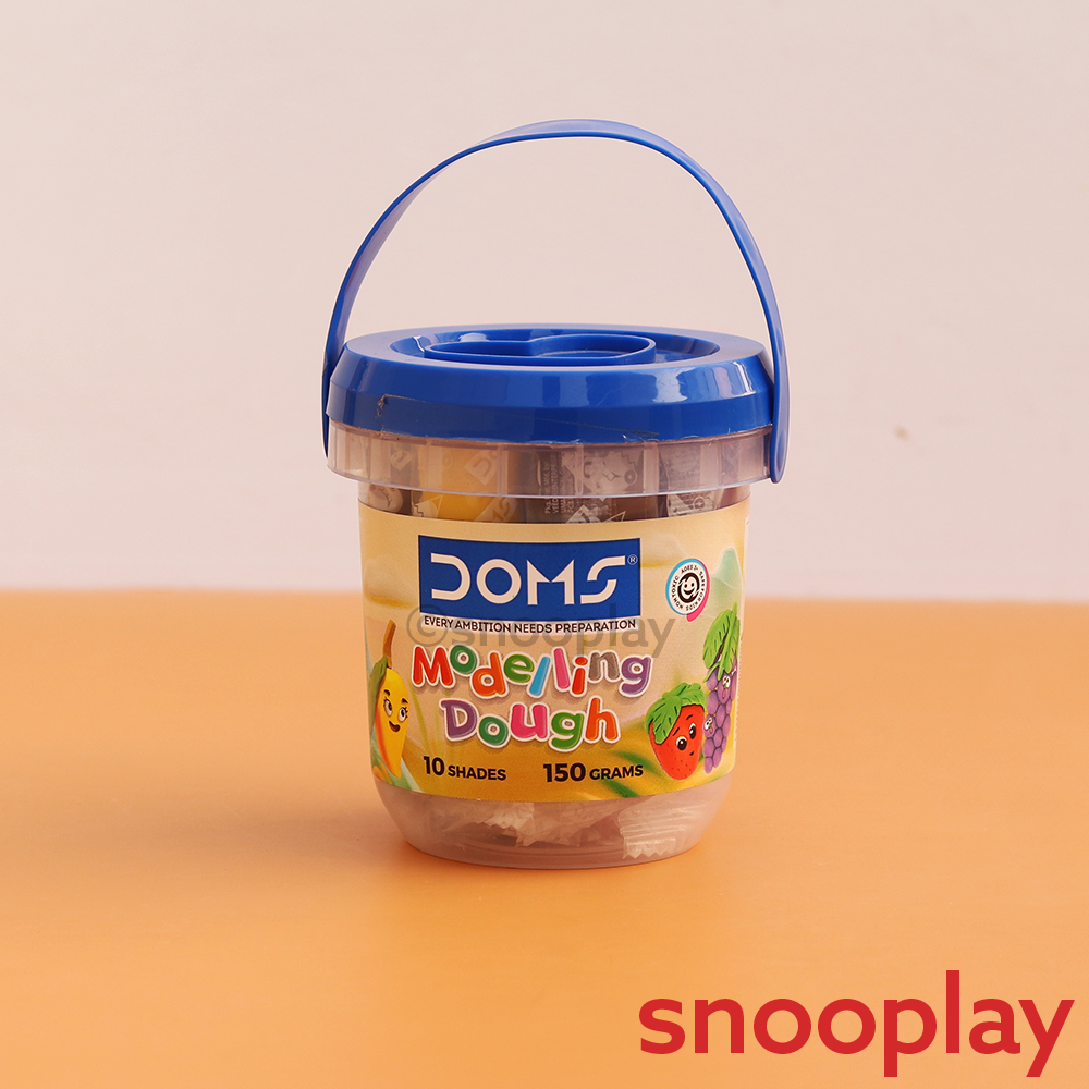 Doms Set of 5 Doms Modelling Dough - 10 Shades (2-8 Years)