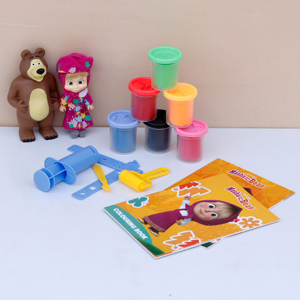 Simba Masha and The Bear Doughy Adventure Play Set (3-6 Years)