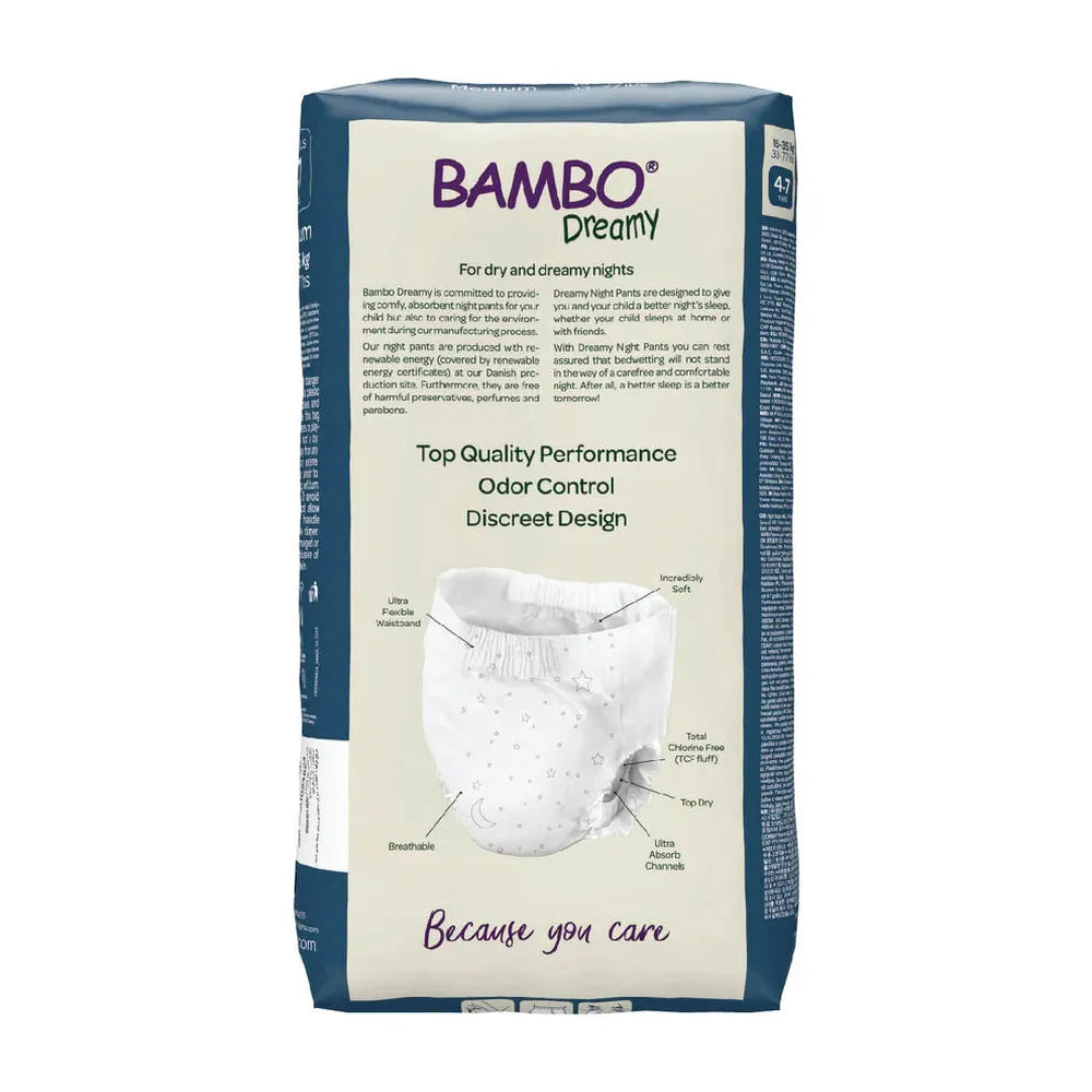 Bambo Dreamy (Large) Night Unisex Pants | 10 Pants | 8-15 Years | 35-50 Kg | 77-110 lbs