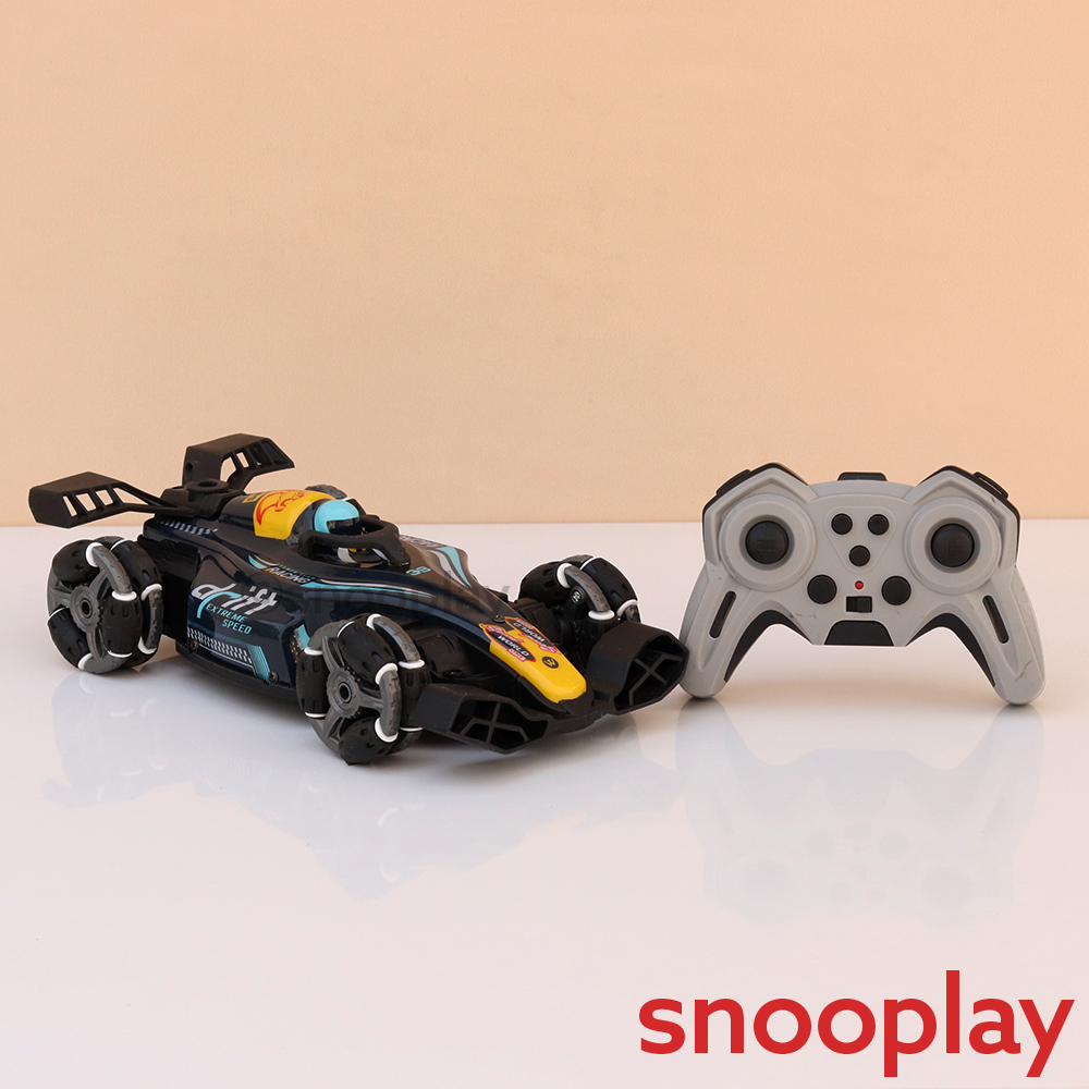 2 in 1 Gesture Controller & Remote Control Spray Racing Car | 360° Rotation, Music, Lateral Drift, Light (5-14 Years)