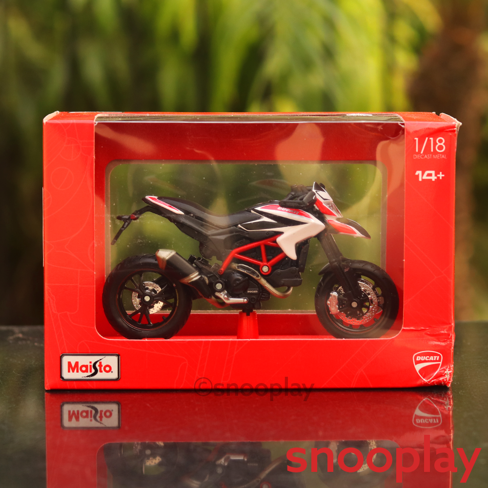 Maisto Ducati Hypermotard SP Diecast Bike Scale Model (1:18 Scale)