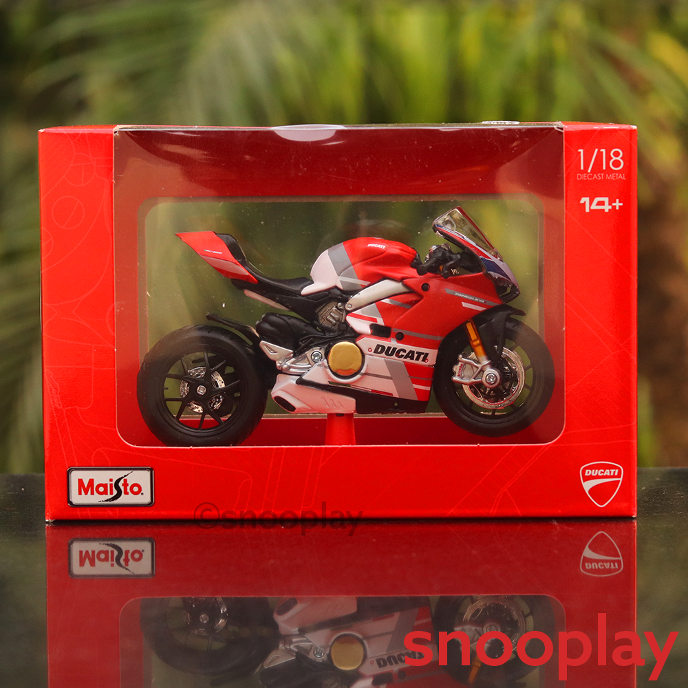 Ducati Panigale V4 S Corse Diecast Bike Scale Model (1:18 Scale)