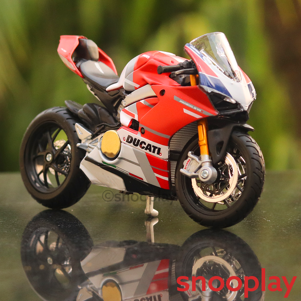 Ducati Panigale V4 S Corse Diecast Bike Scale Model (1:18 Scale)