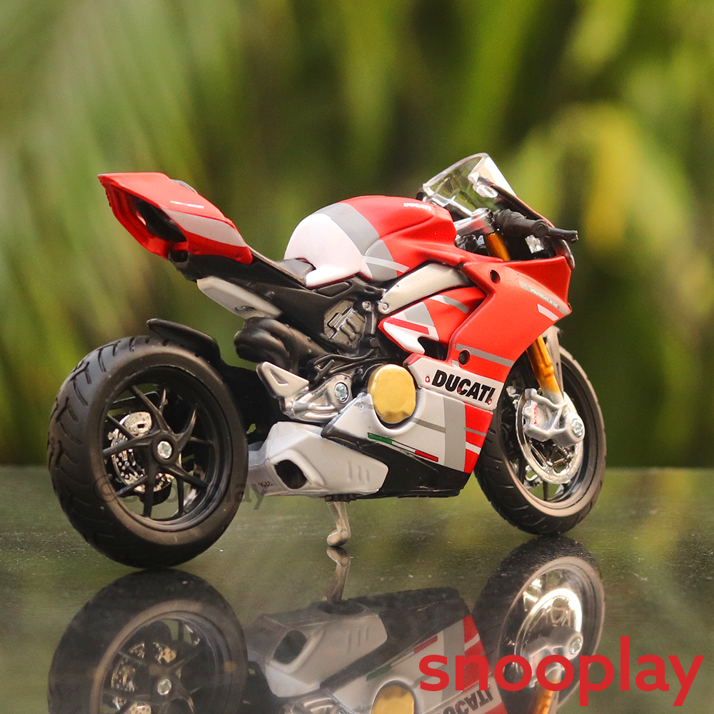 Ducati Panigale V4 S Corse Diecast Bike Scale Model (1:18 Scale)