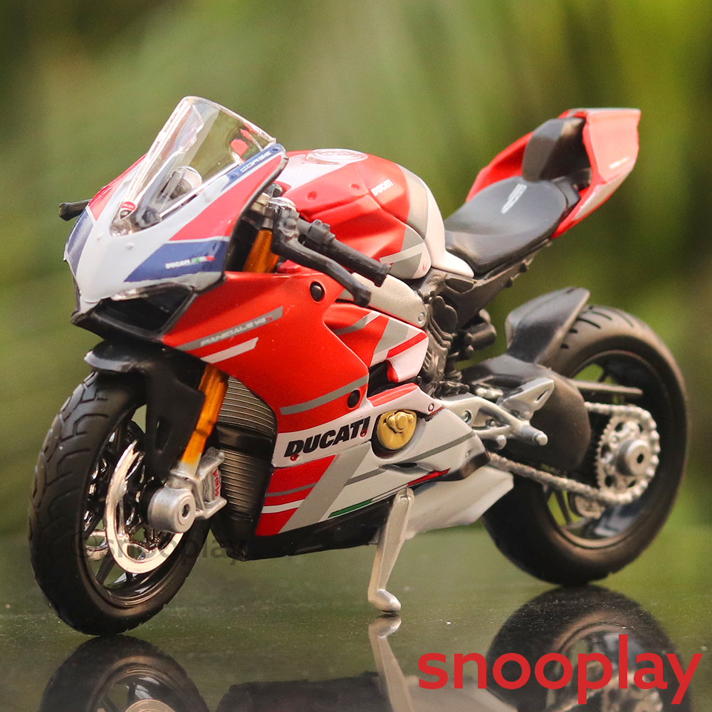 Ducati Panigale V4 S Corse Diecast Bike Scale Model (1:18 Scale)