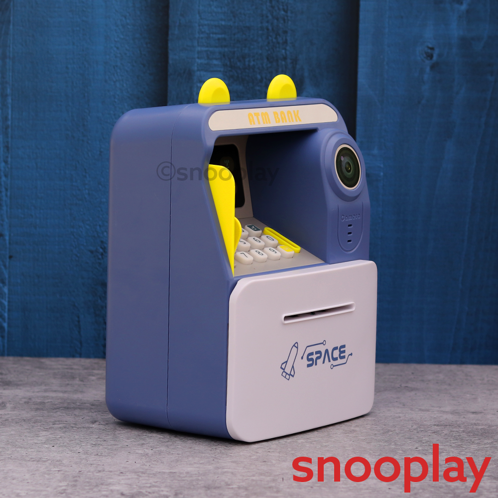 Electronic Face Recognition Mini ATM Money Saving Machine (3-8 Years) | Assorted Colors
