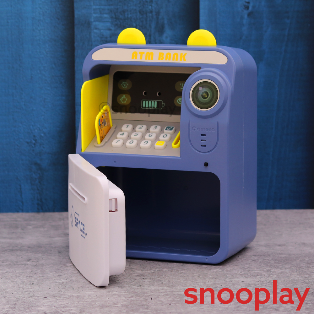 Electronic Face Recognition Mini ATM Money Saving Machine (3-8 Years) | Assorted Colors