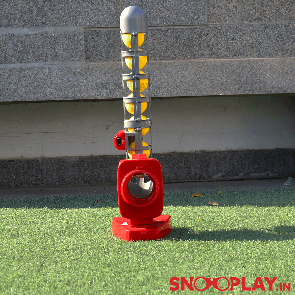 2 in 1 Baseball & Tennis Electronic Pitcher with 5 Balls (5-12 Years)