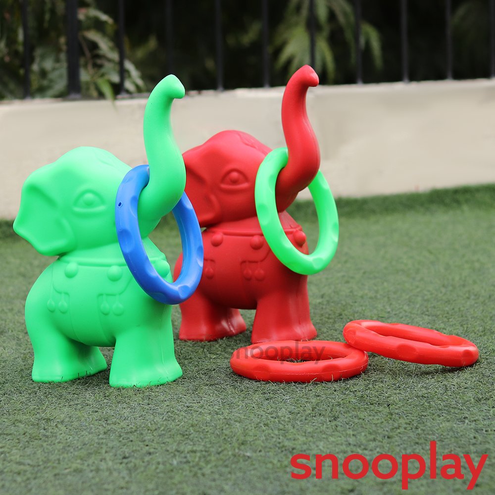 Dash Star Set of 4 Elephant Ring Game with 16 Rings (2-7 Years)