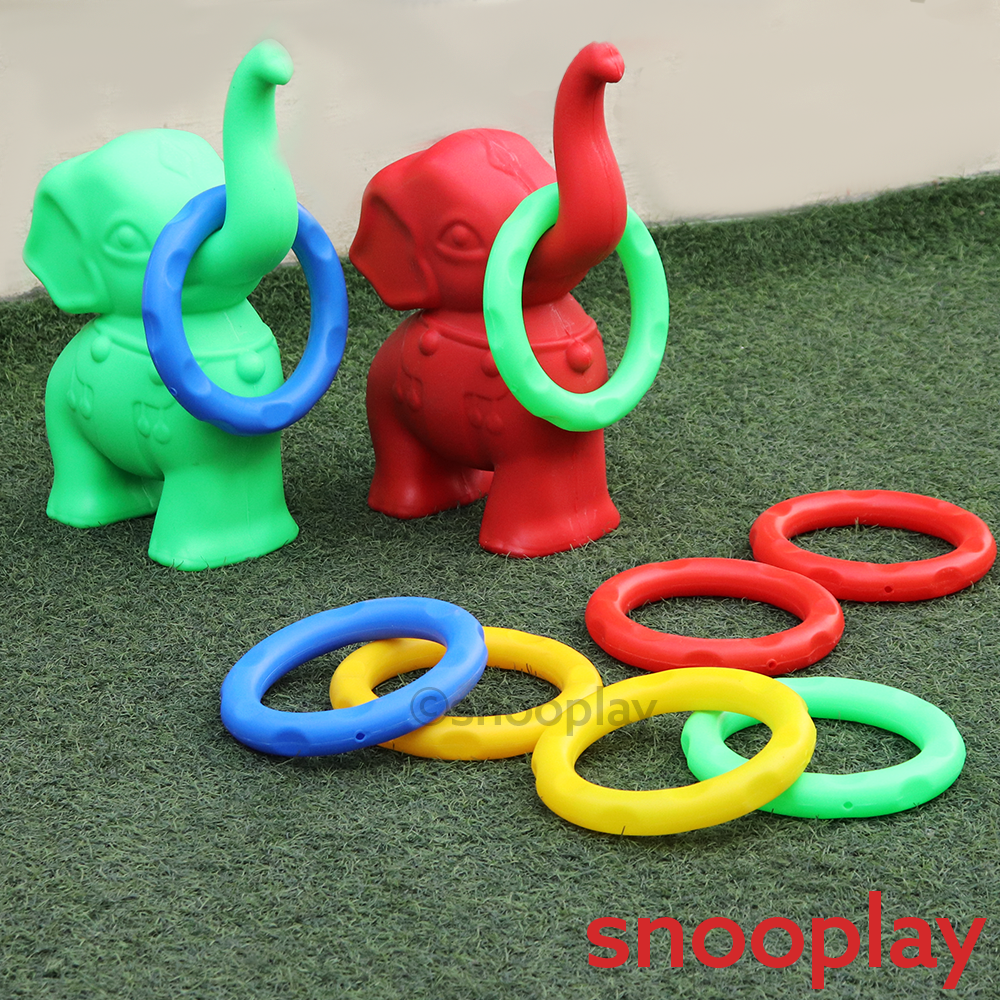 Dash Star Set of 4 Elephant Ring Game with 16 Rings (2-7 Years)