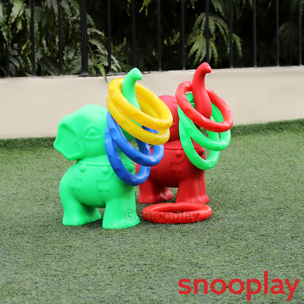 Dash Star Set of 4 Elephant Ring Game with 16 Rings (2-7 Years)