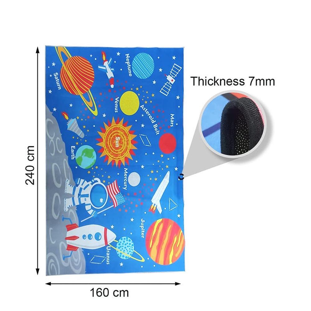 Hop N Play Large Outer Space Play Mat Rug (2-10 Years)