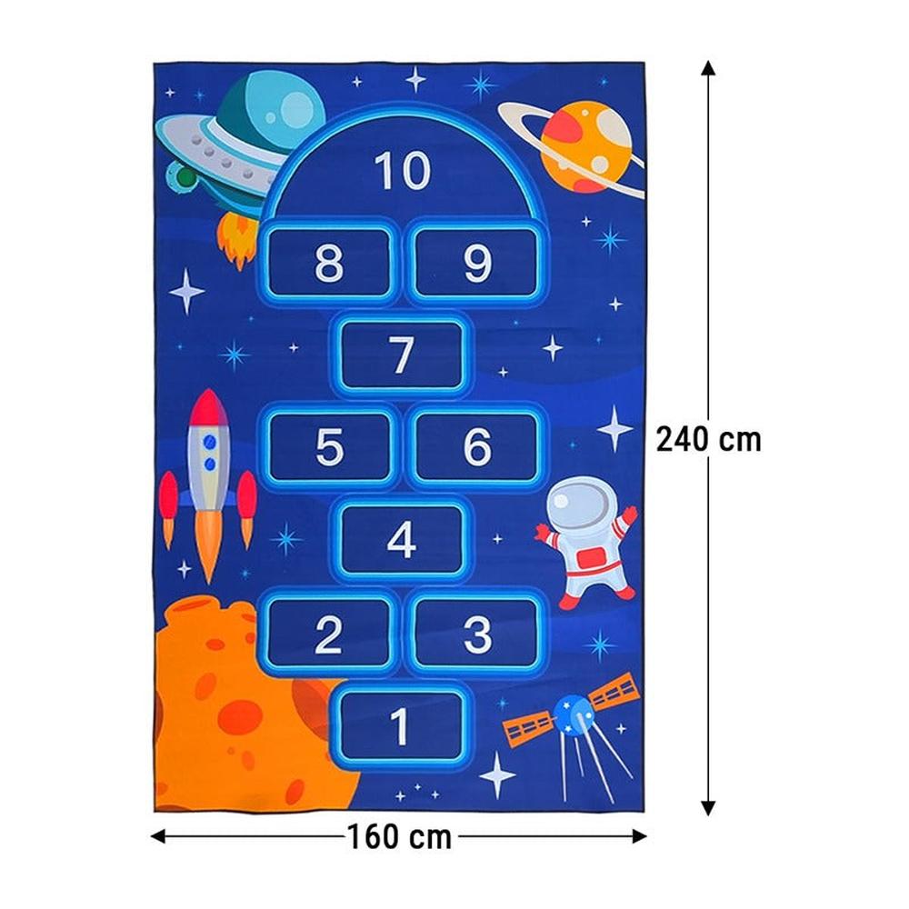 Hop N Play Large Hopscotch Play Mat Rug Non Slip Carpet (2-10 Years)